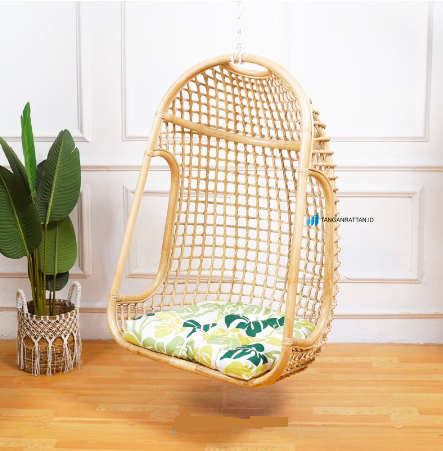  Ayunan Rotan Bahama dengan Cushion