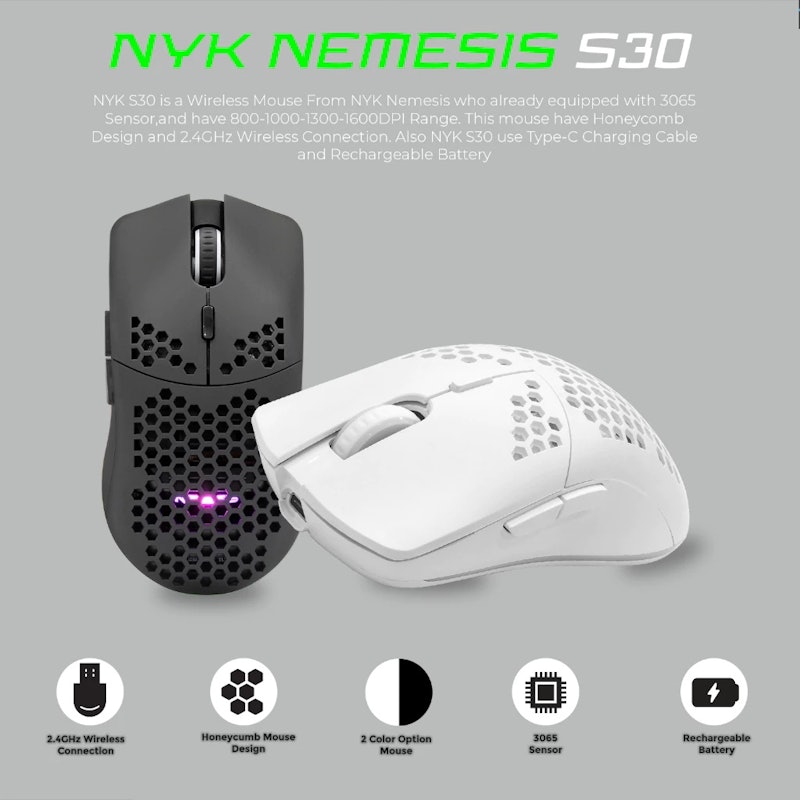 NYK Nemesis Mouse Wireless 3