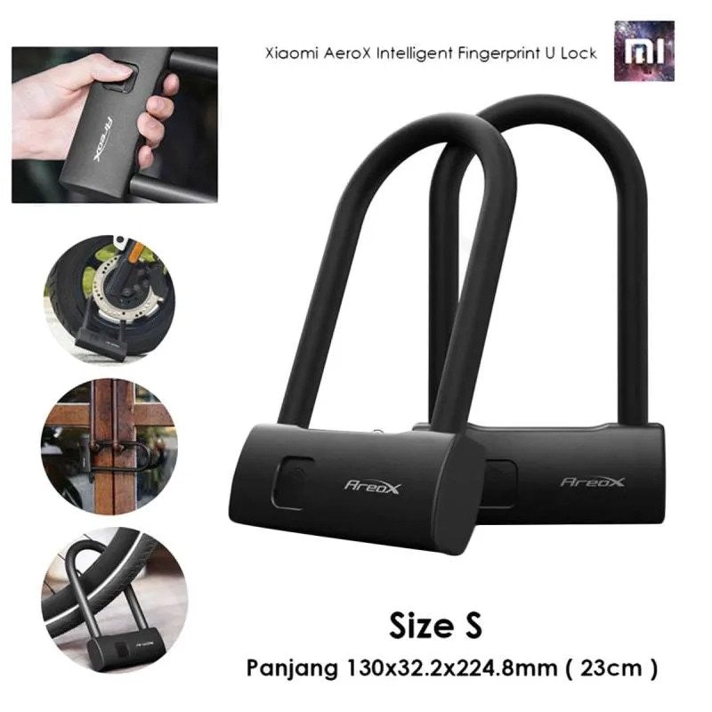 AreoX Fingerprint U-lock 4