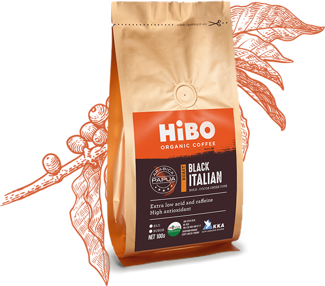HiBO Organic Coffee Black Italian 1