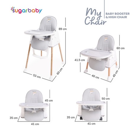 Sugarbaby My Chair Baby Booster & High Chair 6 Growing Stages