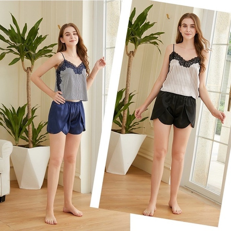 Piyama baju tidur celana pendek set Valerie 4