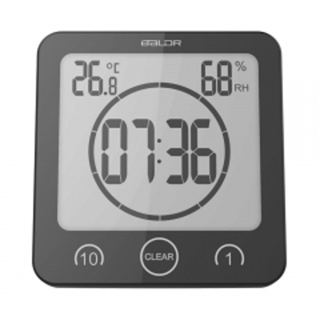 Baldr Waterproof Shower Clock With Timer Function B0007STH