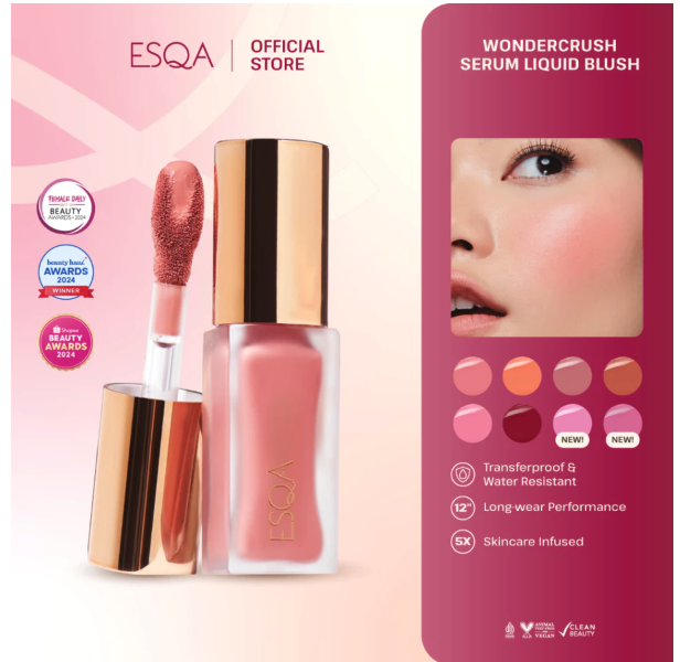 Keva Cosmetics International ESQA Wonder Crush Serum Liquid Blush Love Struck