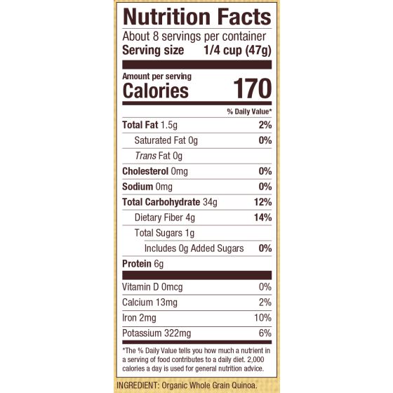 Bob's Red Mill Organic Tricolor Quinoa Grain