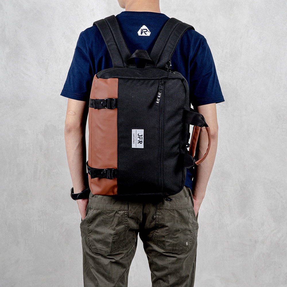 Jennifer Wallet JFR Tas Ransel Pria 3-in-1 JBAG05