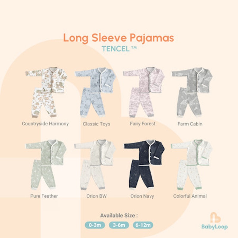 Baby Loop Long Sleeve Pajamas TENCEL™ 3