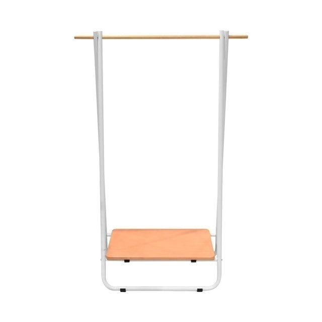 Informa Gantungan Pakaian Dengan Rak Kayu