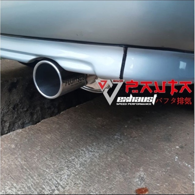 Knalpot Mobil Jumbo Suara Bass Bulat Silent