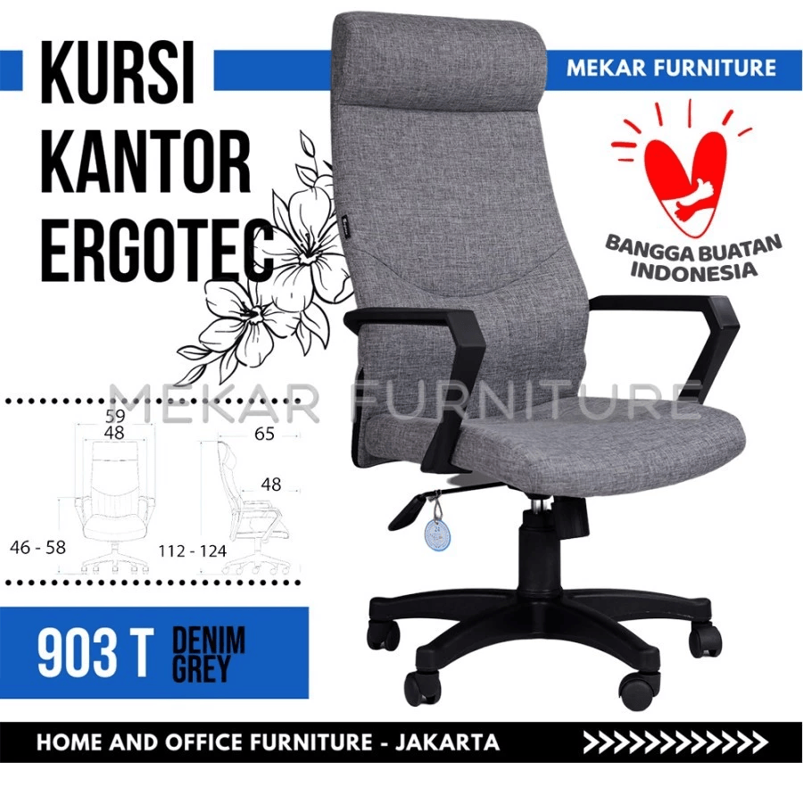  Ergotec Kursi Kantor 903 T