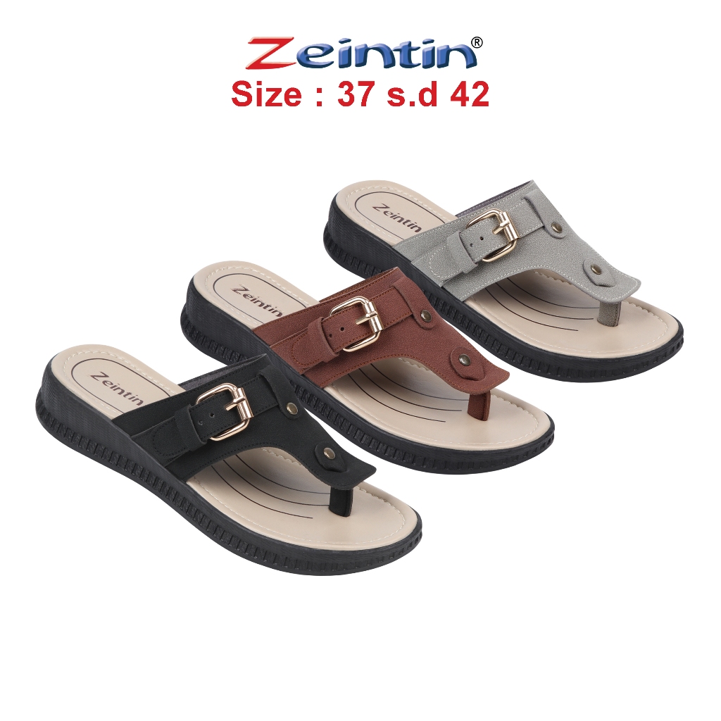 Janindo Multi Mandiri Zeintin Sandal Jepit Wanita Wedges HP