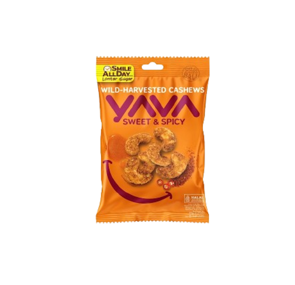 YAVA Wild Harvested Cashews Sweet & Spicy