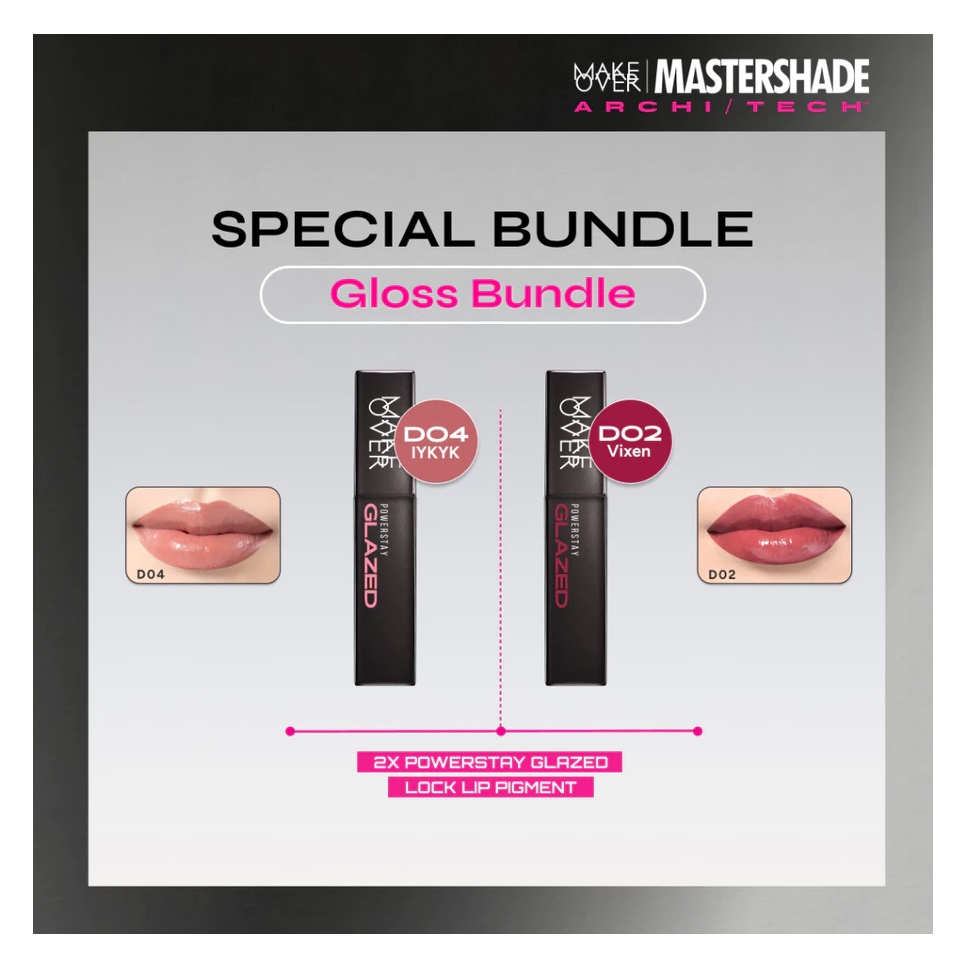 Paragon Technology and Innovation MAKE OVER Ombre Gloss D04 IYKYK + D02 Vixen