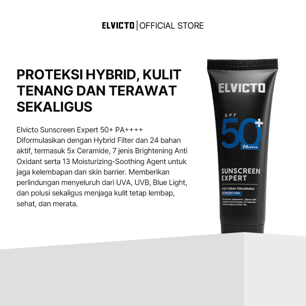 Gizi Indonesia ELVICTO Sunscreen Expert SPF 50+ PA++++