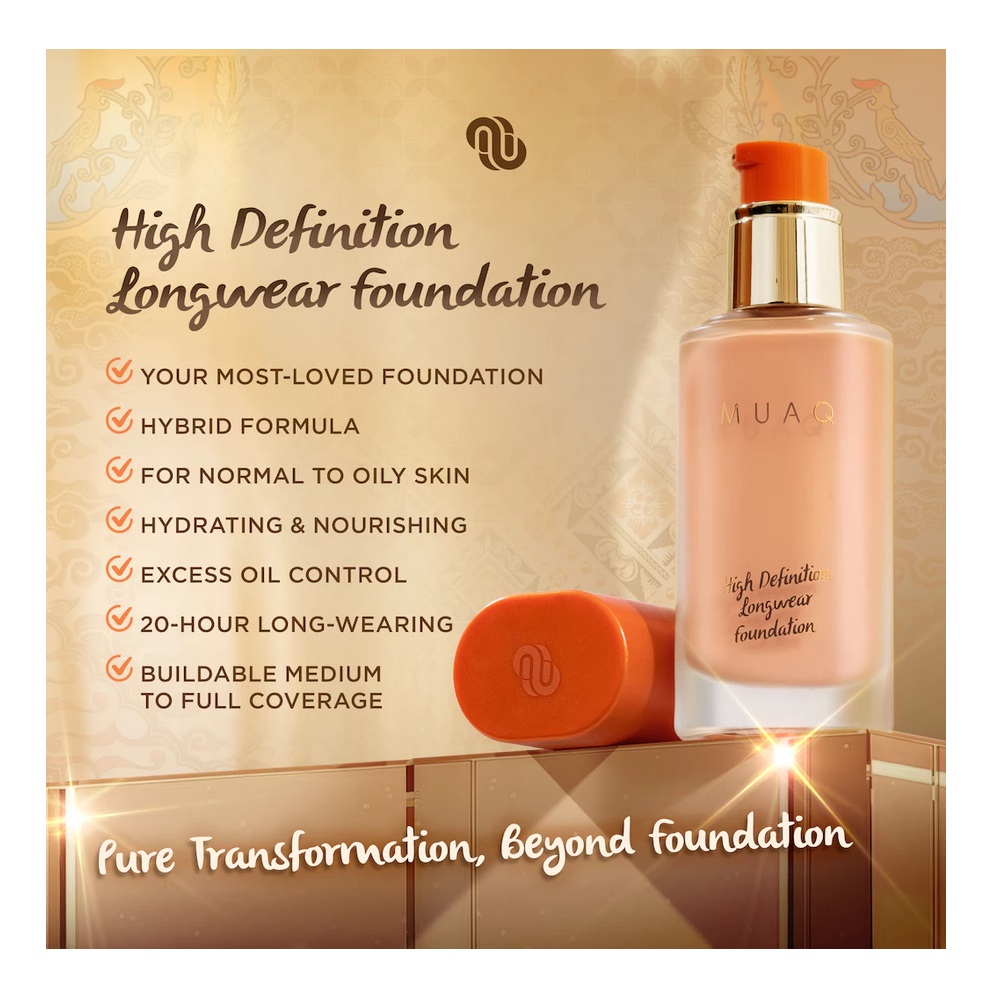 MUAQ High Definition Longwear Foundation Sumatera 2