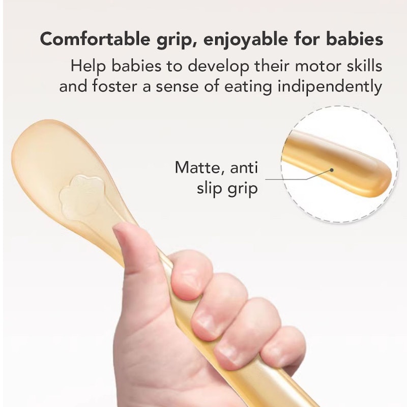 Sakumini 2in1 Kids Spoon Silicone 5