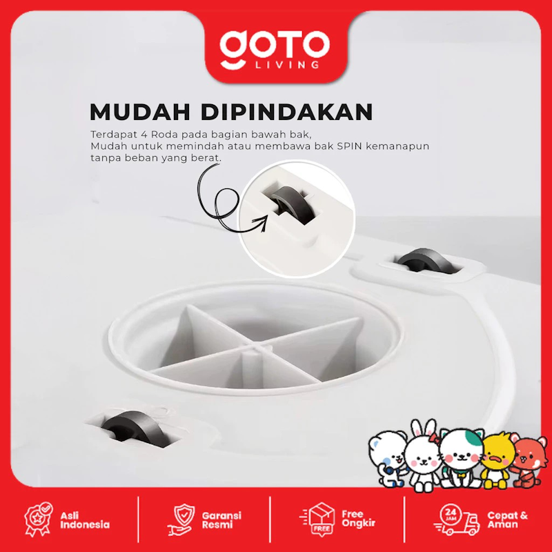 Goto Ultra Spin Mop 2 in 1 5