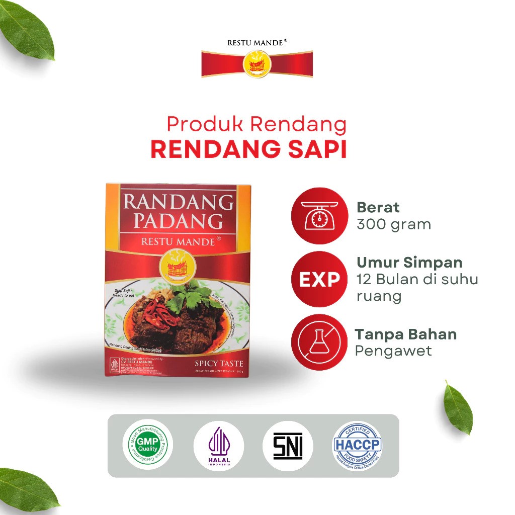 Restu Mande Rendang Daging Sapi