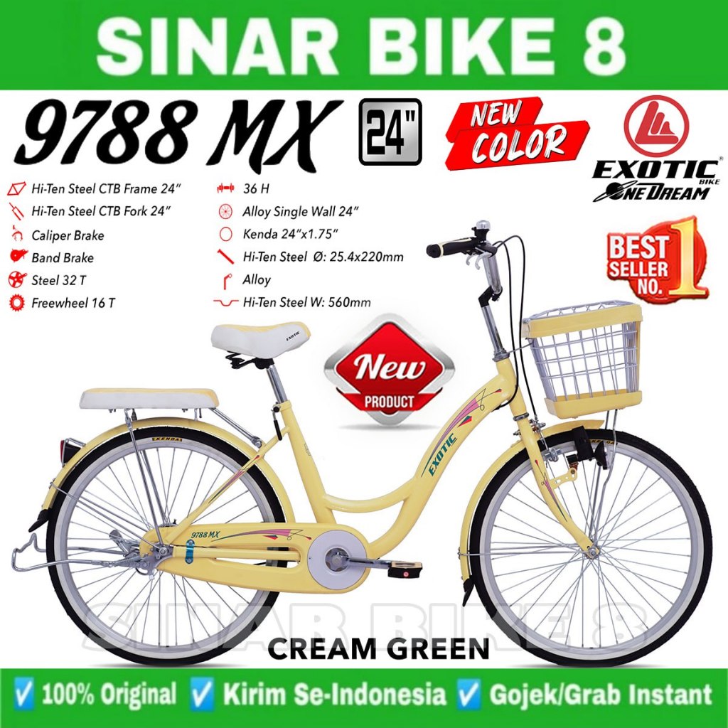 Pacific Cycle Exotic Sepeda Kota CTB ET-9788 MX