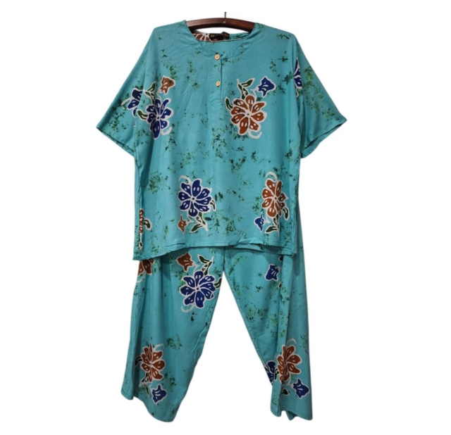 Batik Kencana Ungu Kencana Ungu Setelan CP Warna Jumbo