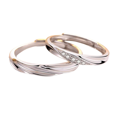 Teconi Light Wave Pair Ring 1
