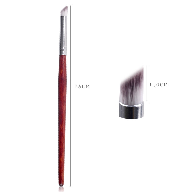 Brush Gel Polish Nail Art Round Angled NP-57 2