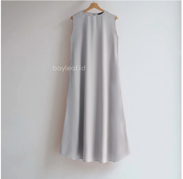 Bayleaf.id Bayleaf.id [Big Size] Aera Inner Dress Maxi Basic Tanpa Lengan