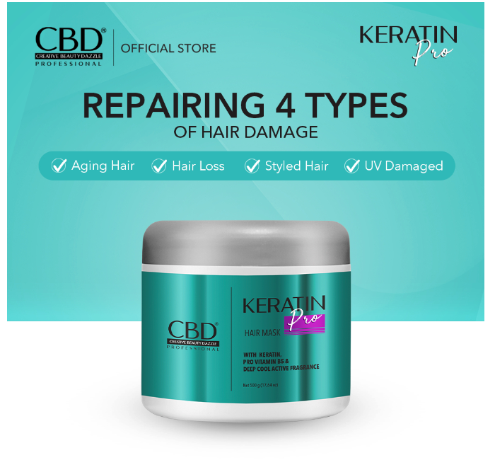 Victoria Care Indonesia CBD Professional  Keratin Pro Daily Hair Mask