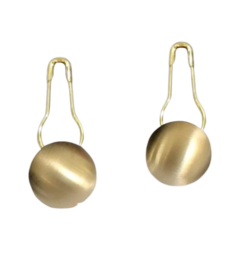 Anting Hijab Bulat Besi  ｜ A137