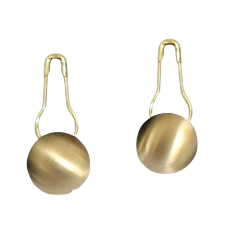 Anting Hijab Bulat Besi 1