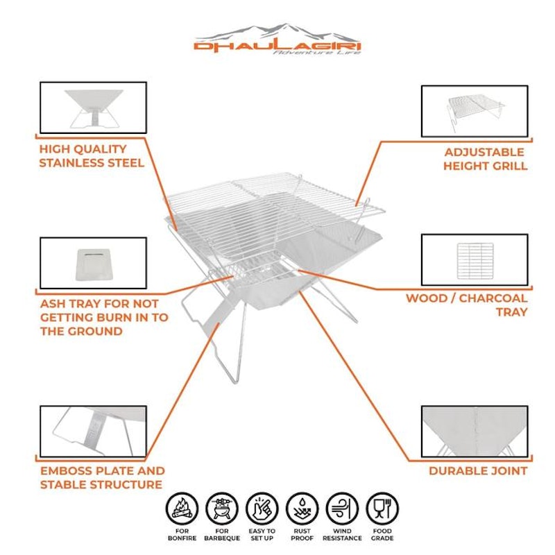 Dhaulagiri Foldable Camp Fire 3