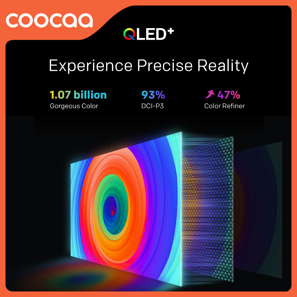 Skyworth Indonesia Coocaa Eco-QLED 4K Google TV 50Y72PRO