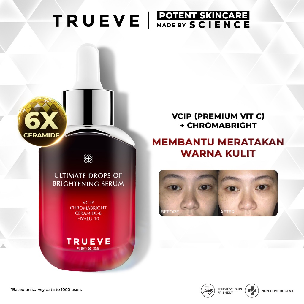 Natura Deca Kosmetika TRUEVE Ultimate Drops of Brightening Serum