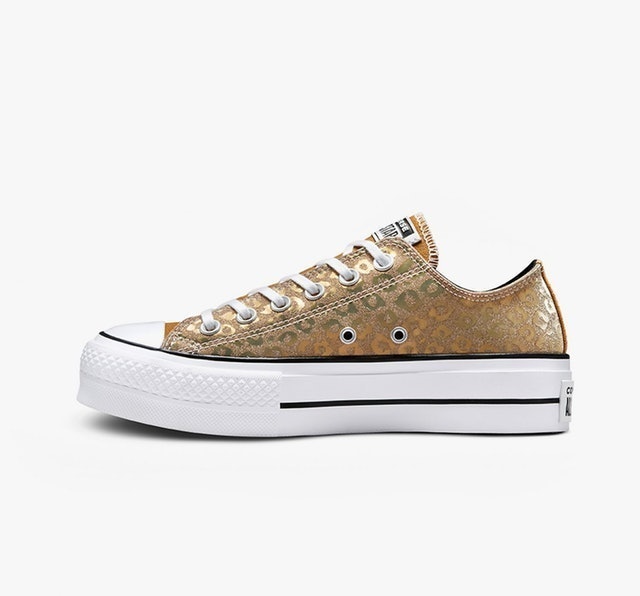 Converse Chuck Taylor All Star Leopard Glitter Platform