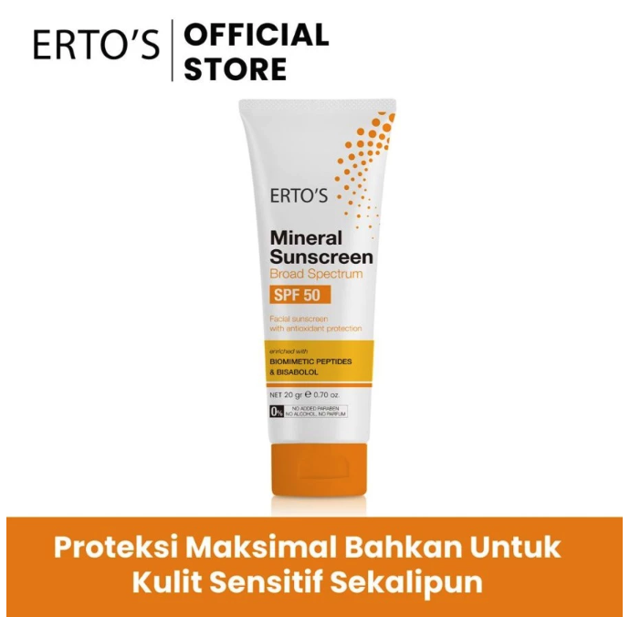 Erto Berjaya International Erto's Mineral Sunscreen SPF 50 PA++++