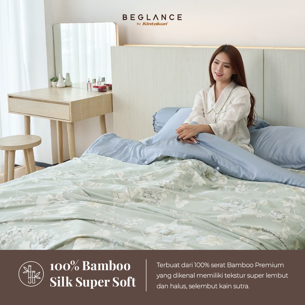 Kintakun Sprei Beglance Bamboo Silk Premium Fitted 4