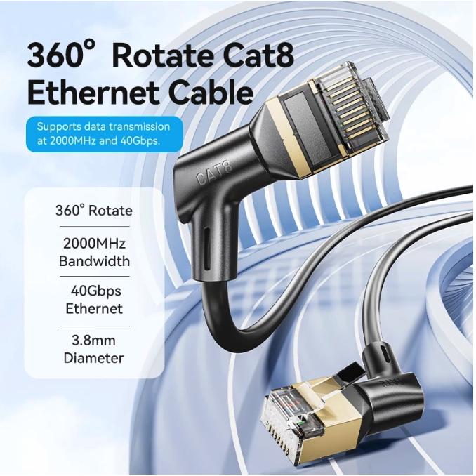 Sinshe Tekno Indonesia Vention CAT8 STP Ethernet Patch Cable