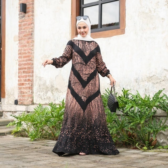 Batik Prass Gamis Rayon Super Grade A 