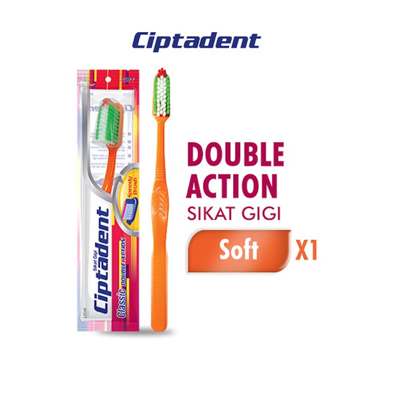 Sikat Gigi Classic Double Action Soft 3