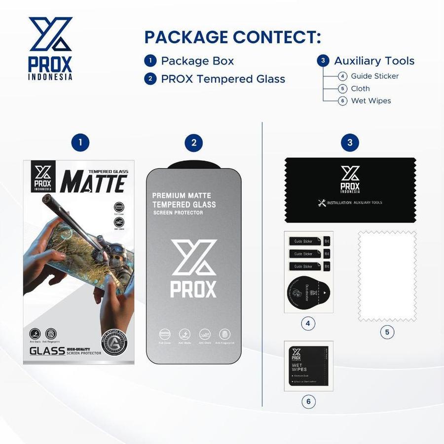 PROX Matte Tempered Glass for Oppo 3