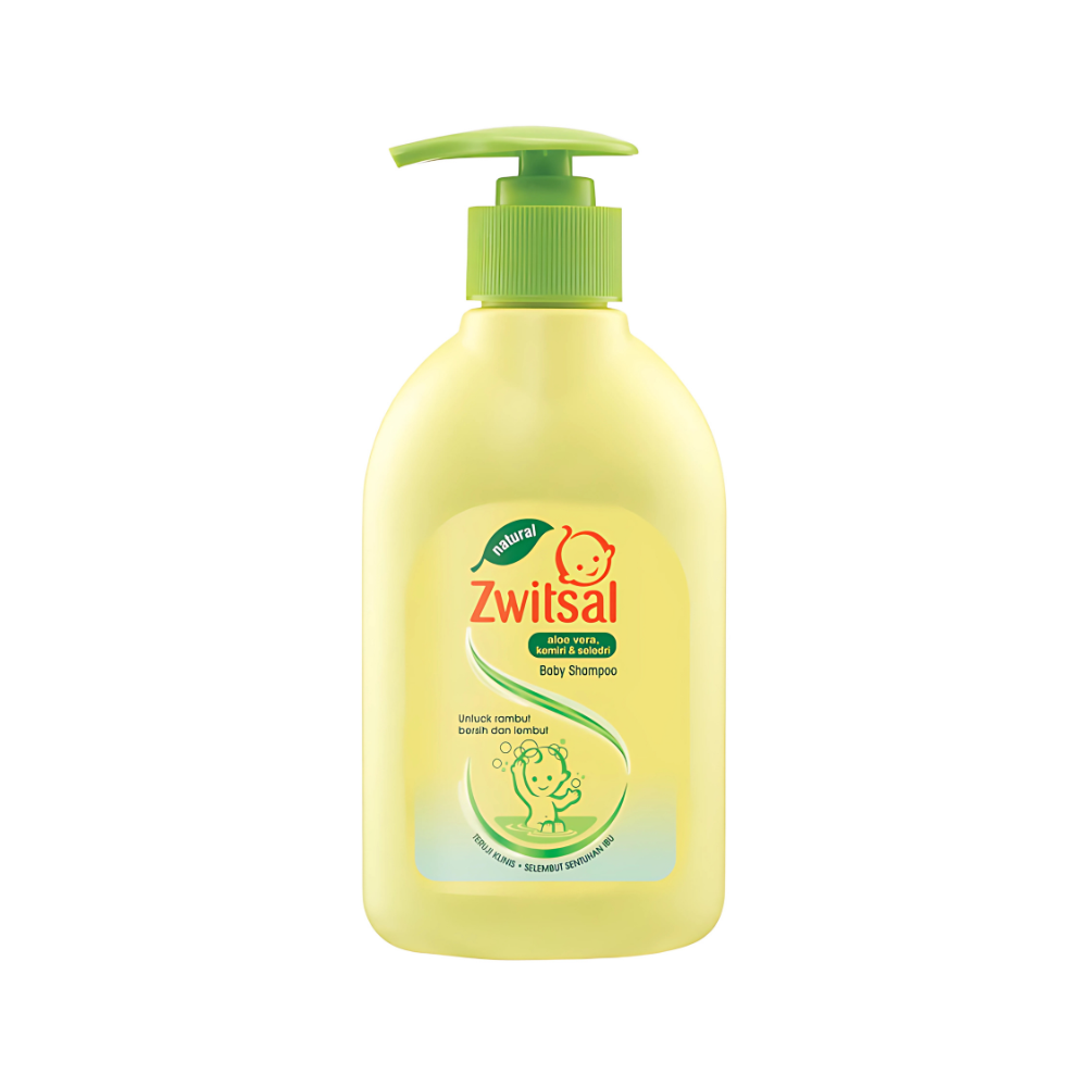 Zwitsal ｜ Shampoo Aloe Vera, Kemiri, Seledri