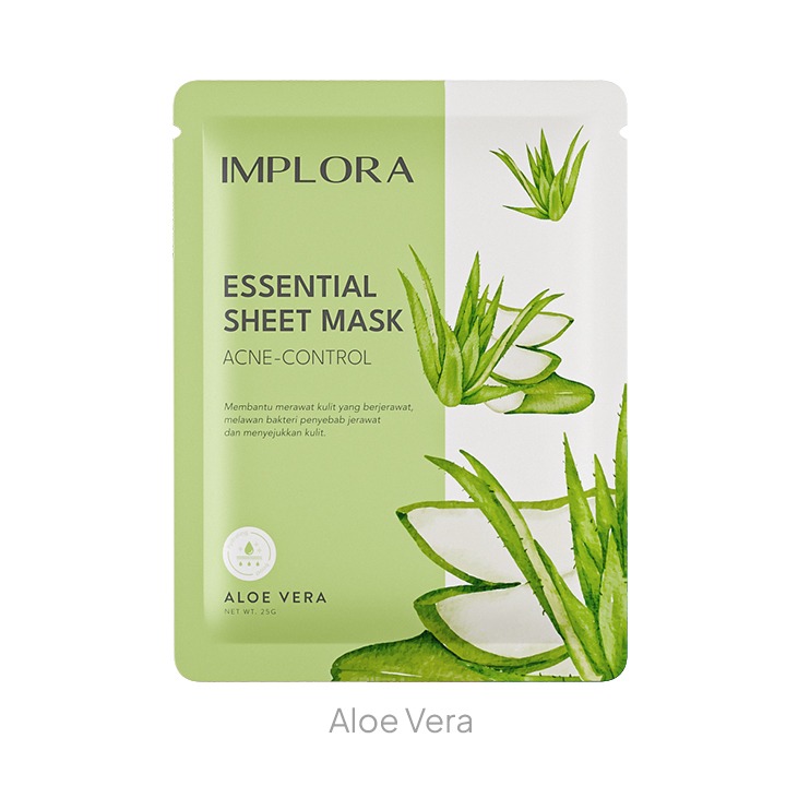 Implora ｜ Essential Sheet Mask Acne Control