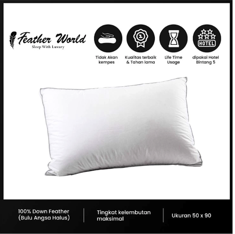Feather World Pillow King Regent 5