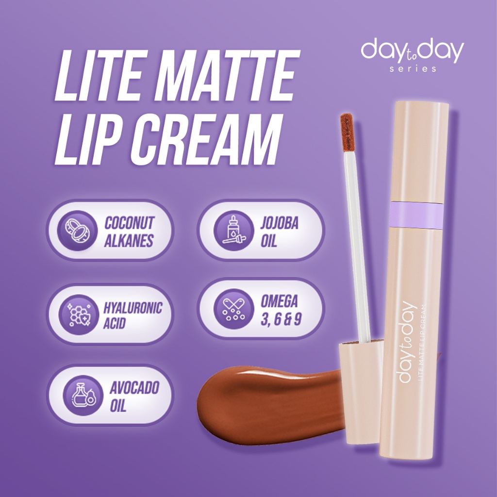 Implora Sukses Abadi Implora Day To Day Lite Matte Lip Cream 03 Passionate