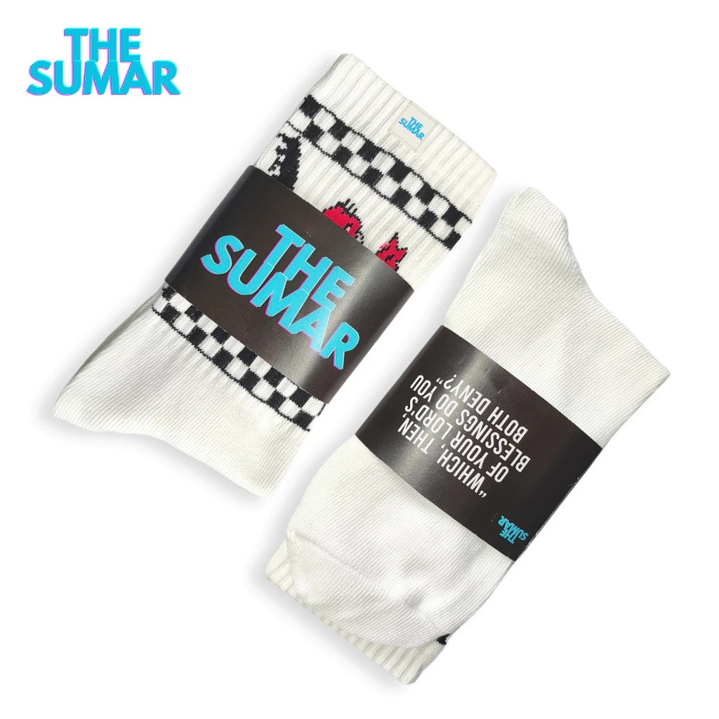  THE SUMAR Kaos Kaki Oldschool Motif Ayam Jago  X6