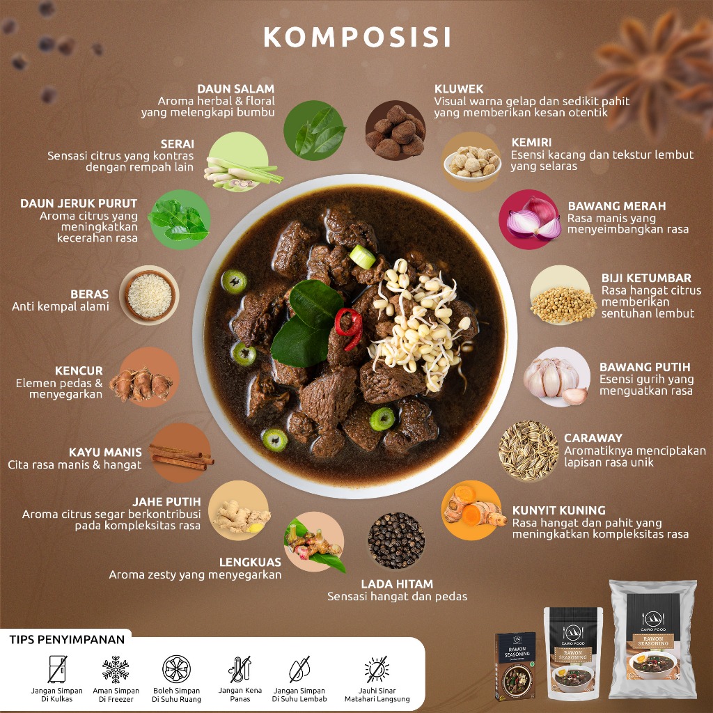 Cairo Food Cairo Food Rawon Seasoning