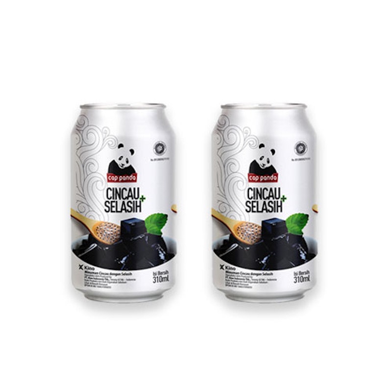 Cap Panda Grass Jelly Selasih