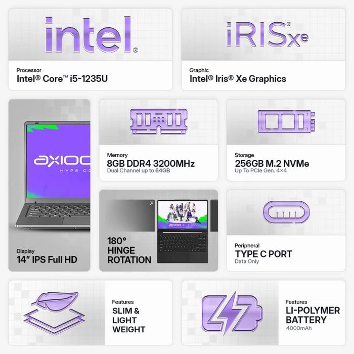 Tera Data Indonusa Axioo Mybook Hype 5 G12