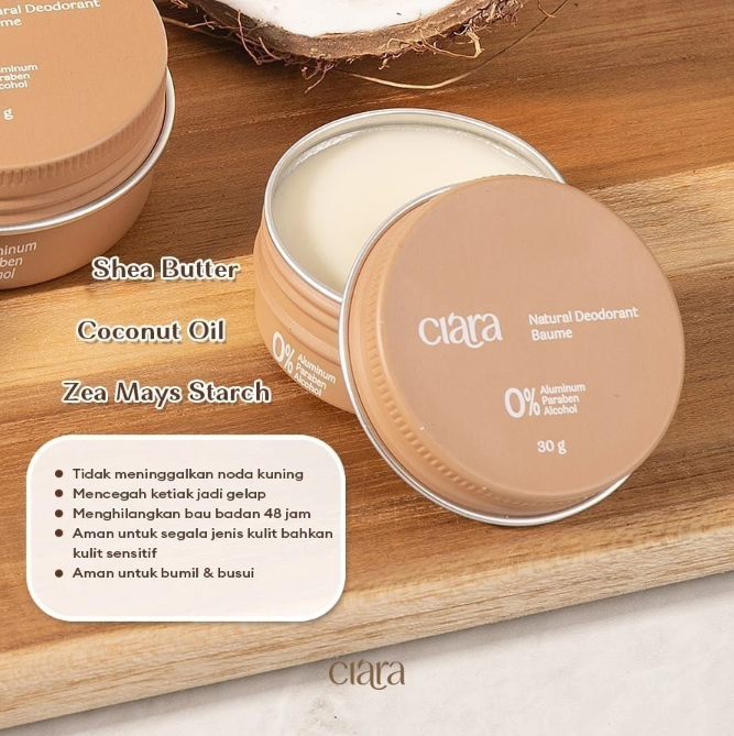 Brighty Global Sinergi Ciara Natural Deodorant Beume