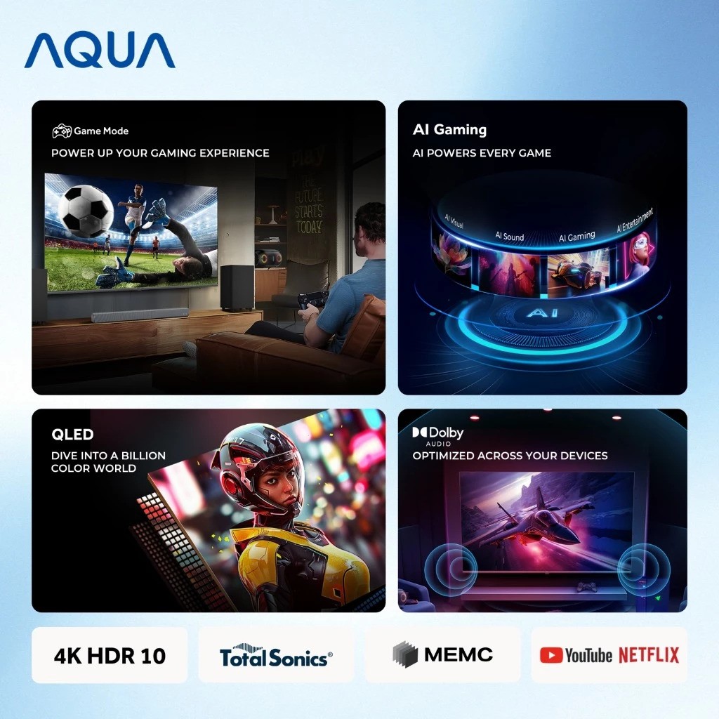 AQUA Elektronik TV 43 Inch AQT43S80EUX